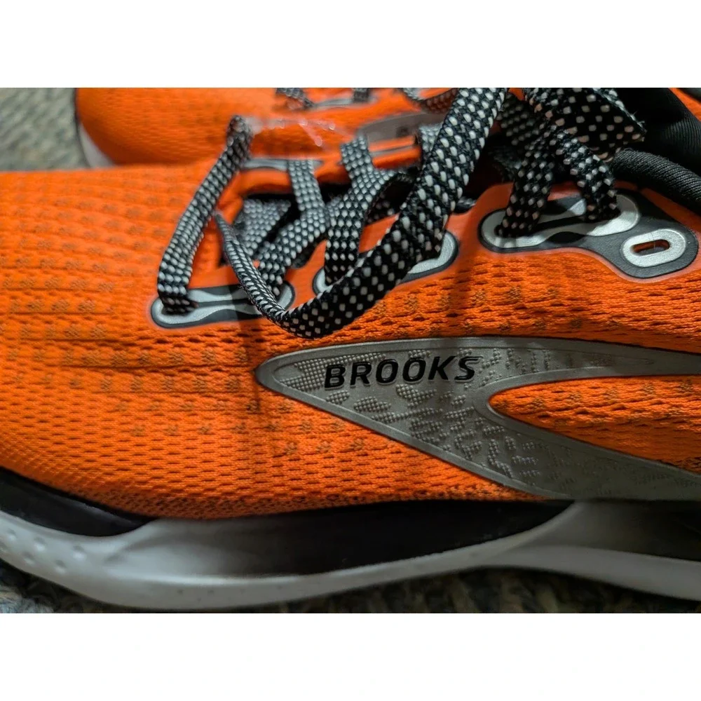 Brooks Glycerin 21 Womens Running Shoes Orange Black 1204081B846 Neutral Sneaker